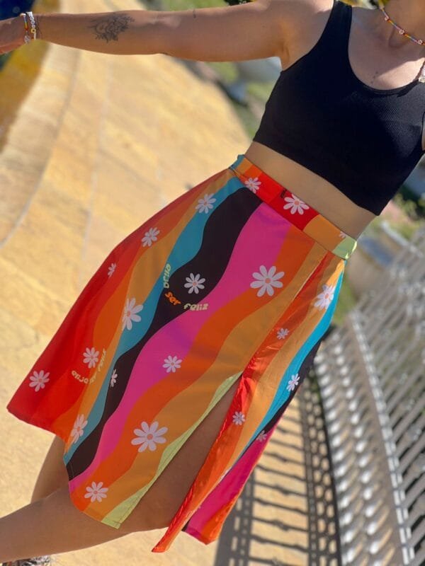 Midi con Print Colorido - Image 2
